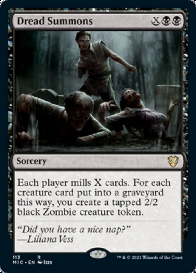 Dread Summons [Innistrad: Midnight Hunt Commander] | Silver Goblin