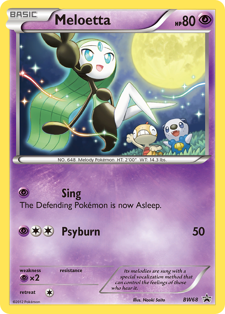 Meloetta (BW68) [Black & White: Black Star Promos] | Silver Goblin