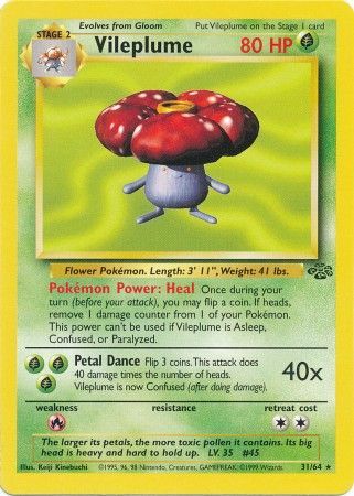 Vileplume (31/64) [Jungle Unlimited] | Silver Goblin