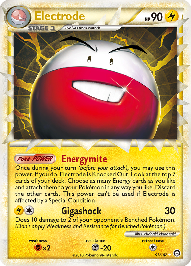 Electrode (93/102) [HeartGold & SoulSilver: Triumphant] | Silver Goblin