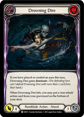 Drowning Dire (Yellow) [EVR111] (Everfest)  1st Edition Rainbow Foil | Silver Goblin