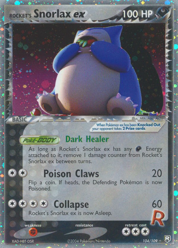 Rocket's Snorlax ex (104/109) [EX: Team Rocket Returns] | Silver Goblin