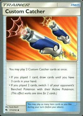 Custom Catcher (171/214) (Pikarom Judge - Haruki Miyamoto) [World Championships 2019] | Silver Goblin