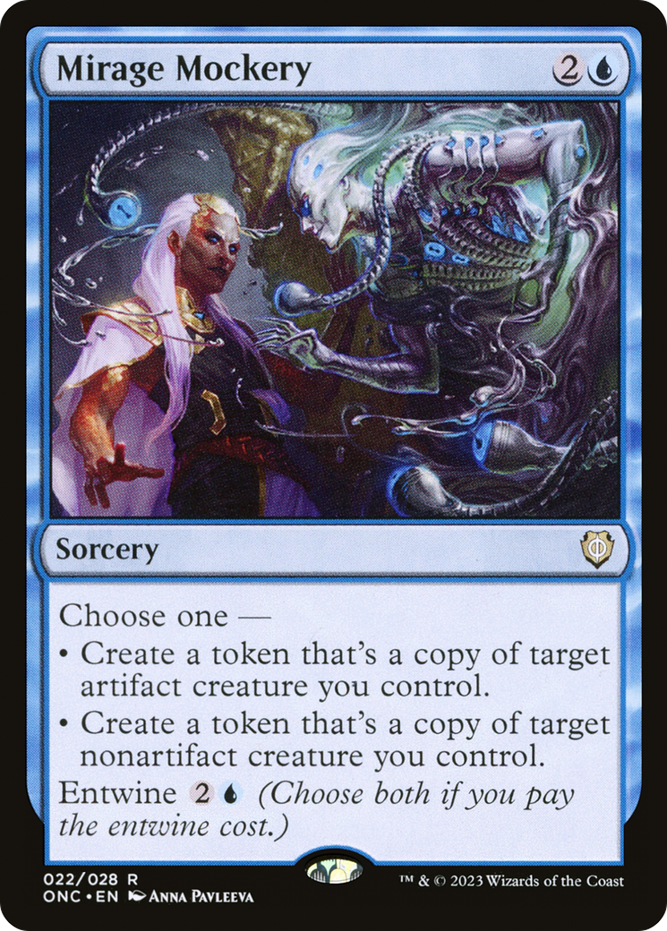 Mirage Mockery [Phyrexia: All Will Be One Commander] | Silver Goblin