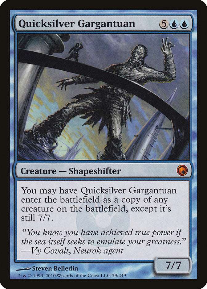 Quicksilver Gargantuan [Scars of Mirrodin] | Silver Goblin