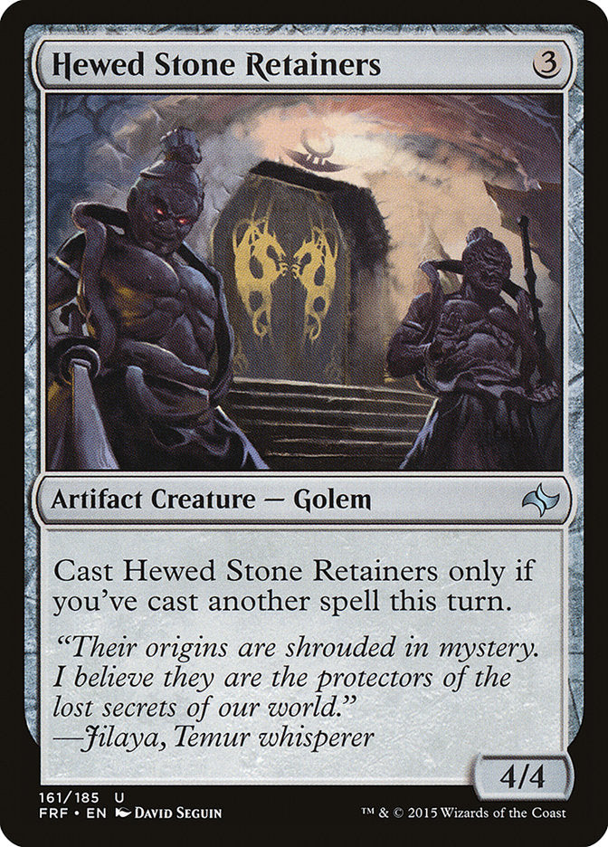 Hewed Stone Retainers [Fate Reforged] | Silver Goblin