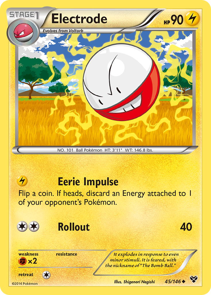 Electrode (45/146) [XY: Base Set] | Silver Goblin