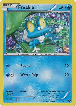 Froakie (4/12) [McDonald's Promos: 2014 Collection] | Silver Goblin