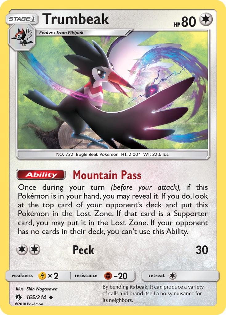 Trumbeak (165/214) [Sun & Moon: Lost Thunder] | Silver Goblin