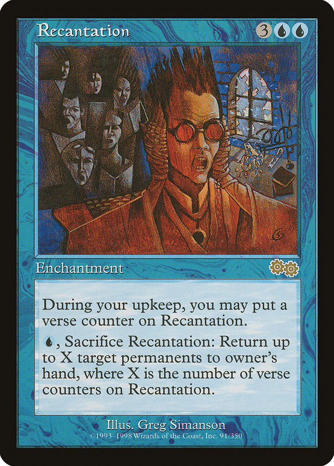 Recantation [Urza's Saga] | Silver Goblin