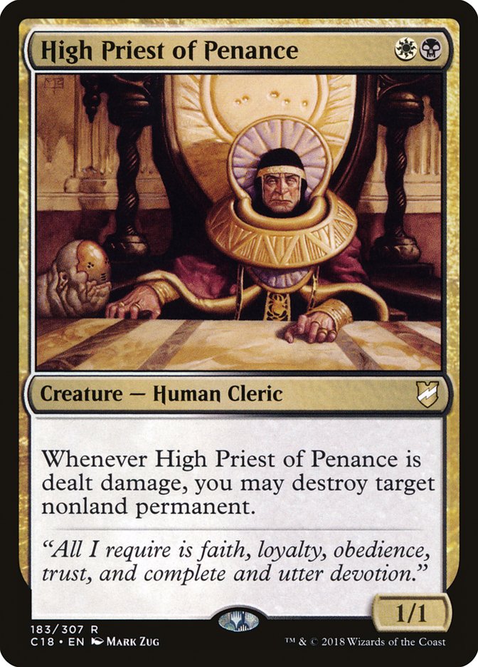 High Priest of Penance [Commander 2018] | Silver Goblin
