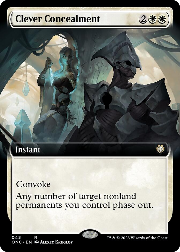 Clever Concealment (Extended Art) [Phyrexia: All Will Be One Commander] | Silver Goblin