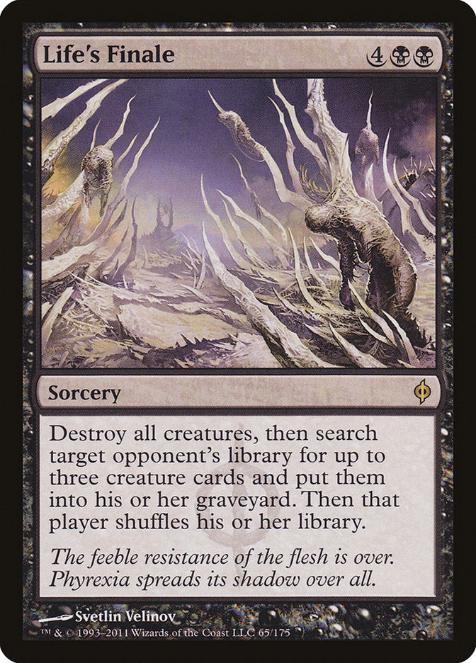 Life's Finale [New Phyrexia] | Silver Goblin