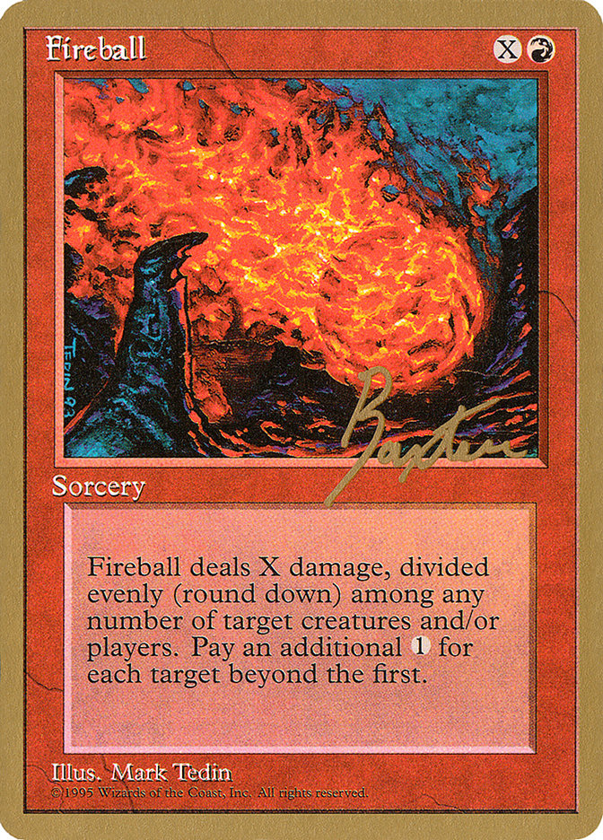 Fireball (George Baxter) [Pro Tour Collector Set] | Silver Goblin