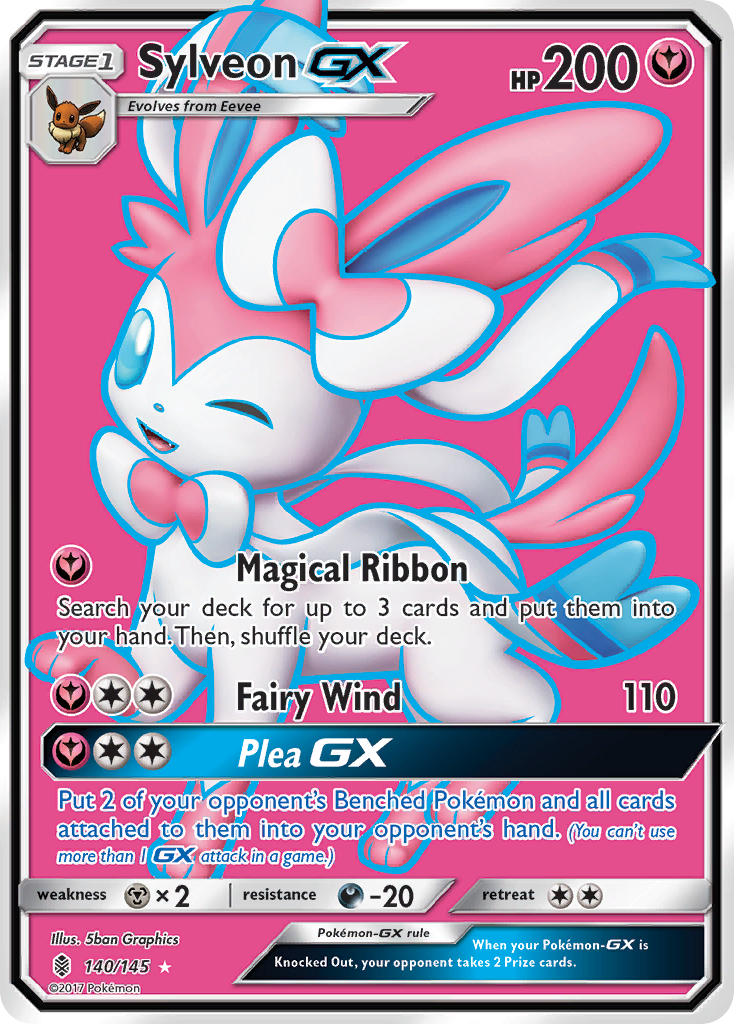 Sylveon GX (140/145) [Sun & Moon: Guardians Rising] | Silver Goblin