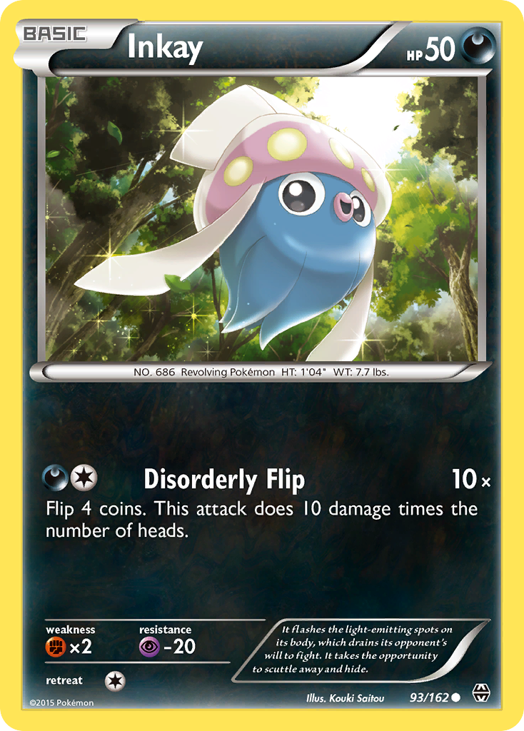 Inkay (93/162) [XY: BREAKthrough] | Silver Goblin