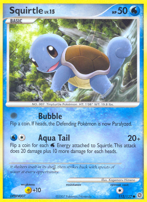 Squirtle (112/132) [Diamond & Pearl: Secret Wonders] | Silver Goblin