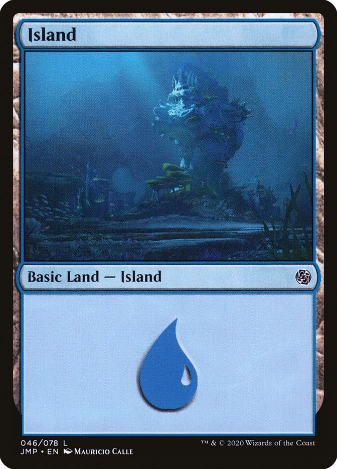 Island (46) [Jumpstart] | Silver Goblin