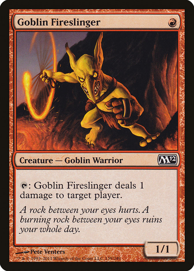 Goblin Fireslinger [Magic 2012] | Silver Goblin