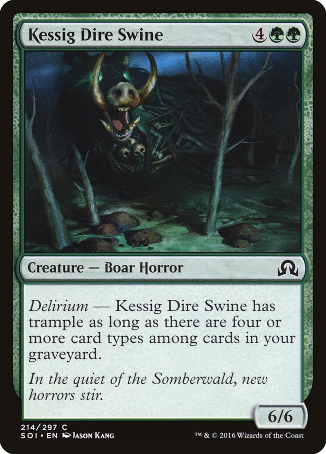 Kessig Dire Swine [Shadows over Innistrad] | Silver Goblin