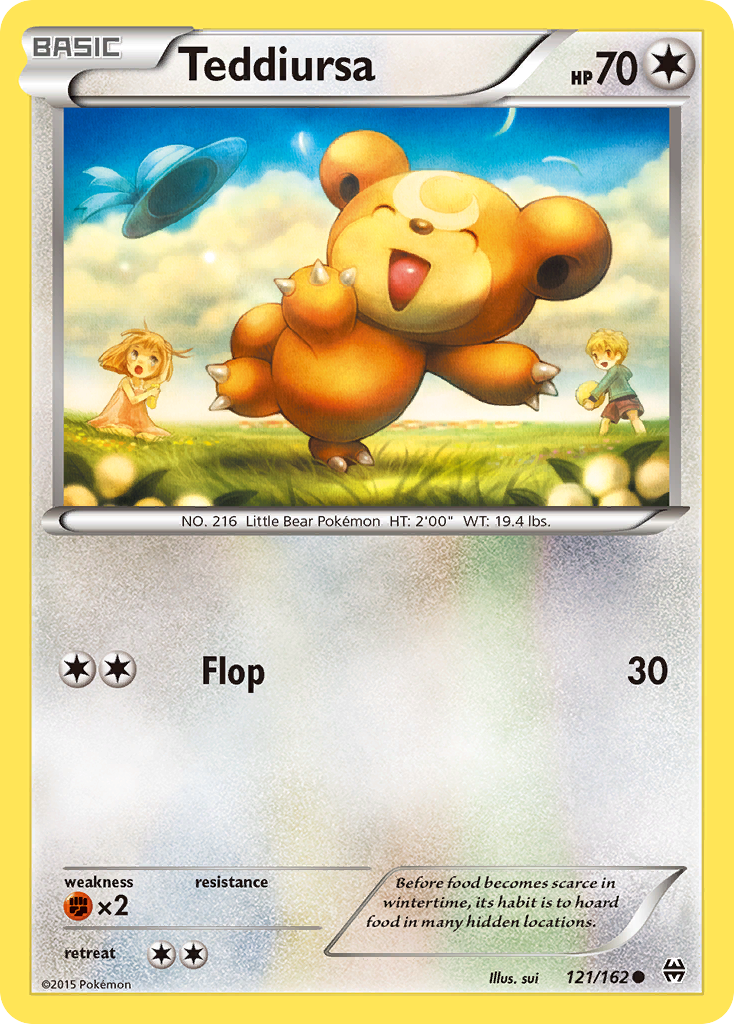 Teddiursa (121/162) [XY: BREAKthrough] | Silver Goblin