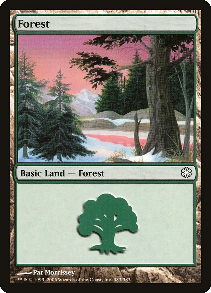 Forest (383) [Coldsnap Theme Decks] | Silver Goblin