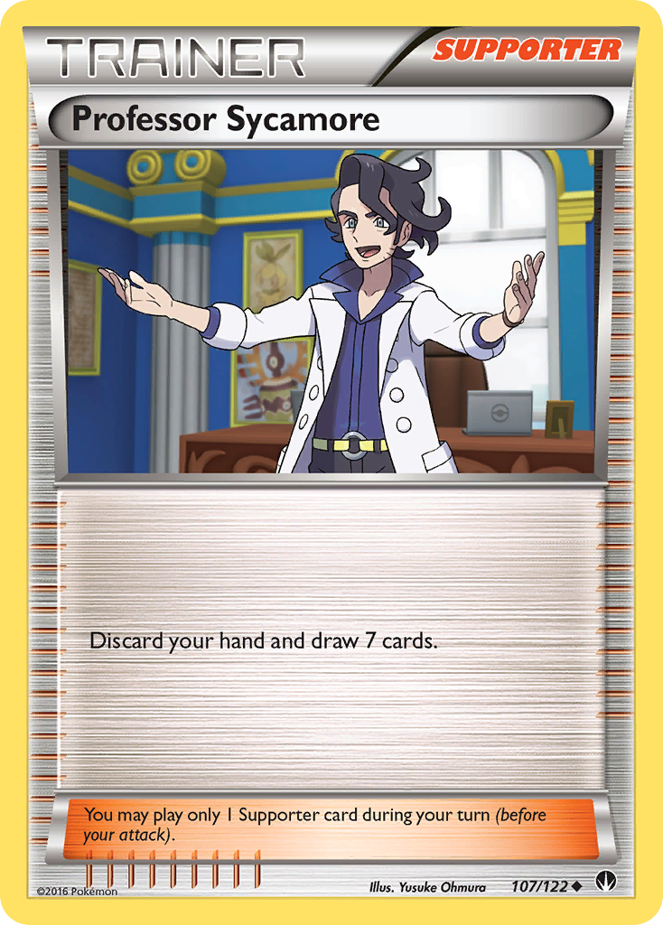 Professor Sycamore (107/122) [XY: BREAKpoint] | Silver Goblin