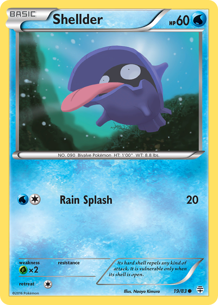 Shellder (19/83) [XY: Generations] | Silver Goblin