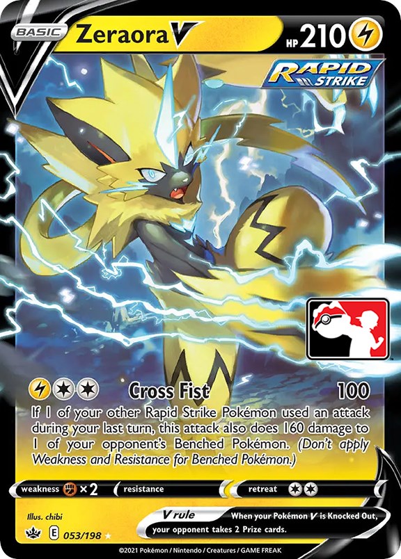 Zeraora V (053/198) [Prize Pack Series One] | Silver Goblin