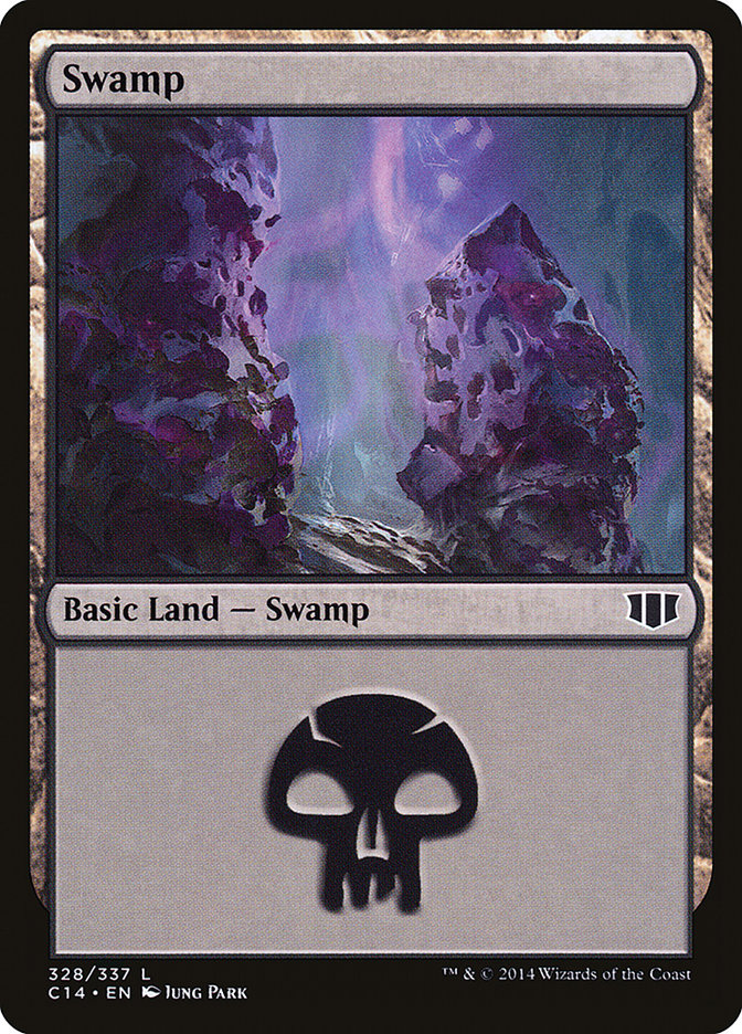 Swamp (328) [Commander 2014] | Silver Goblin