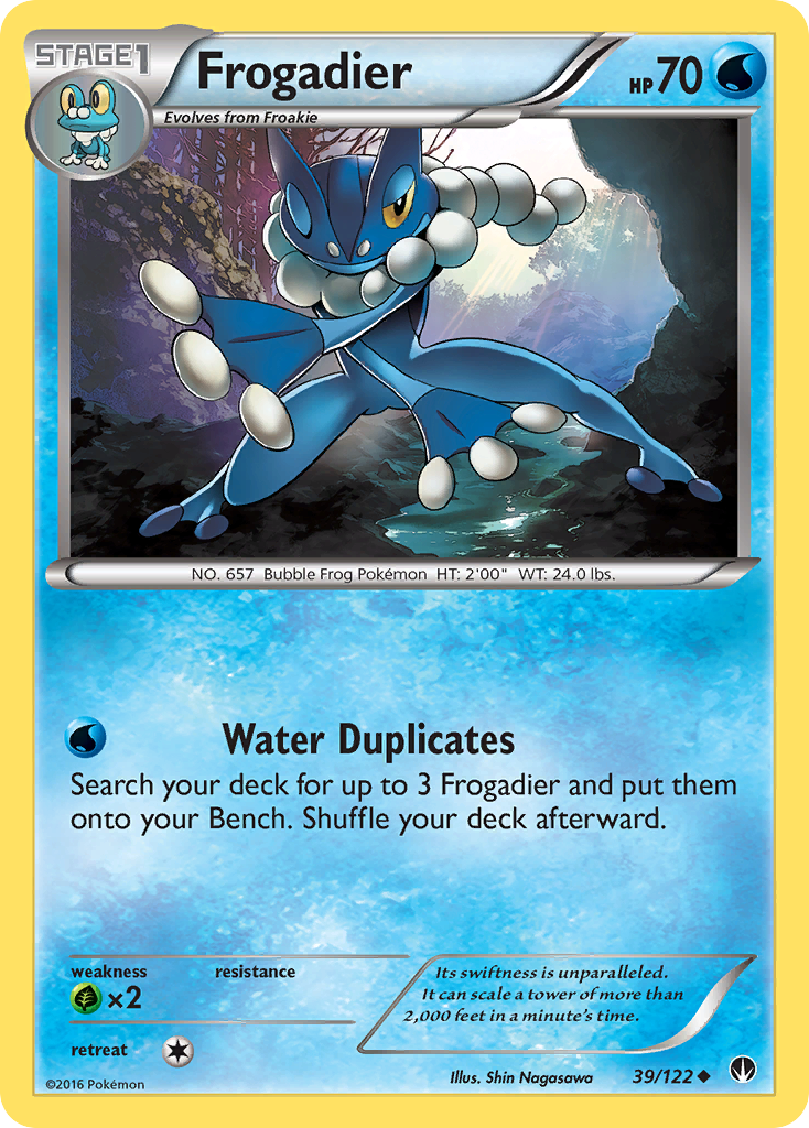 Frogadier (39/122) [XY: BREAKpoint] | Silver Goblin