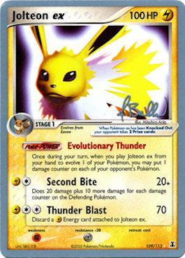 Jolteon ex (109/113) (Eeveelutions - Jimmy Ballard) [World Championships 2006] | Silver Goblin