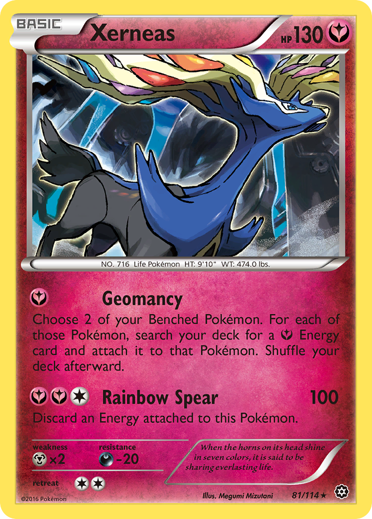 Xerneas (81/114) [XY: Steam Siege] | Silver Goblin