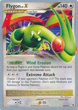 Flygon LV.X (105/111) (Stallgon - David Cohen) [World Championships 2009] | Silver Goblin