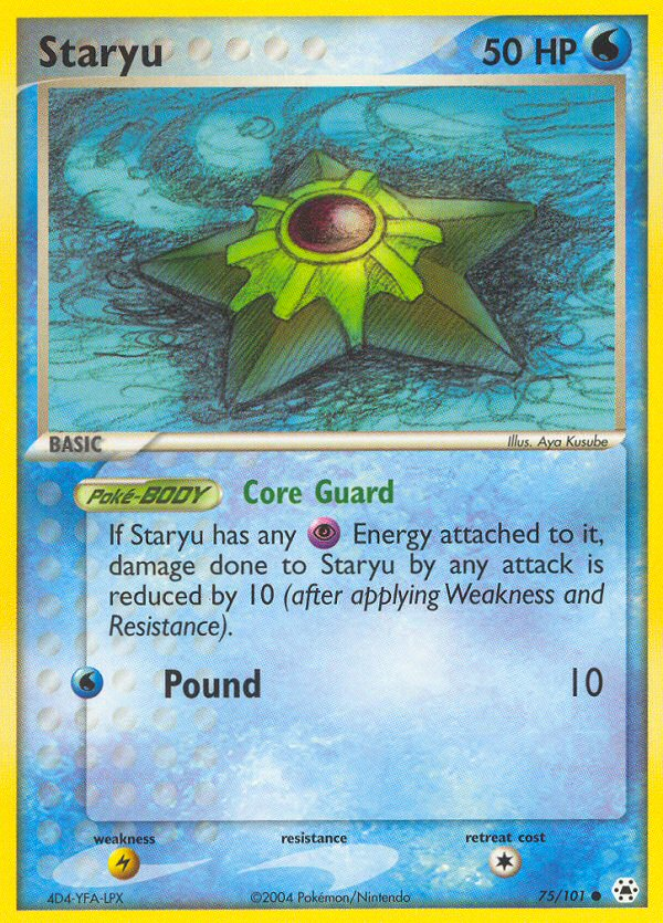 Staryu (75/101) [EX: Hidden Legends] | Silver Goblin