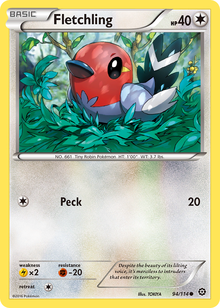 Fletchling (94/114) [XY: Steam Siege] | Silver Goblin