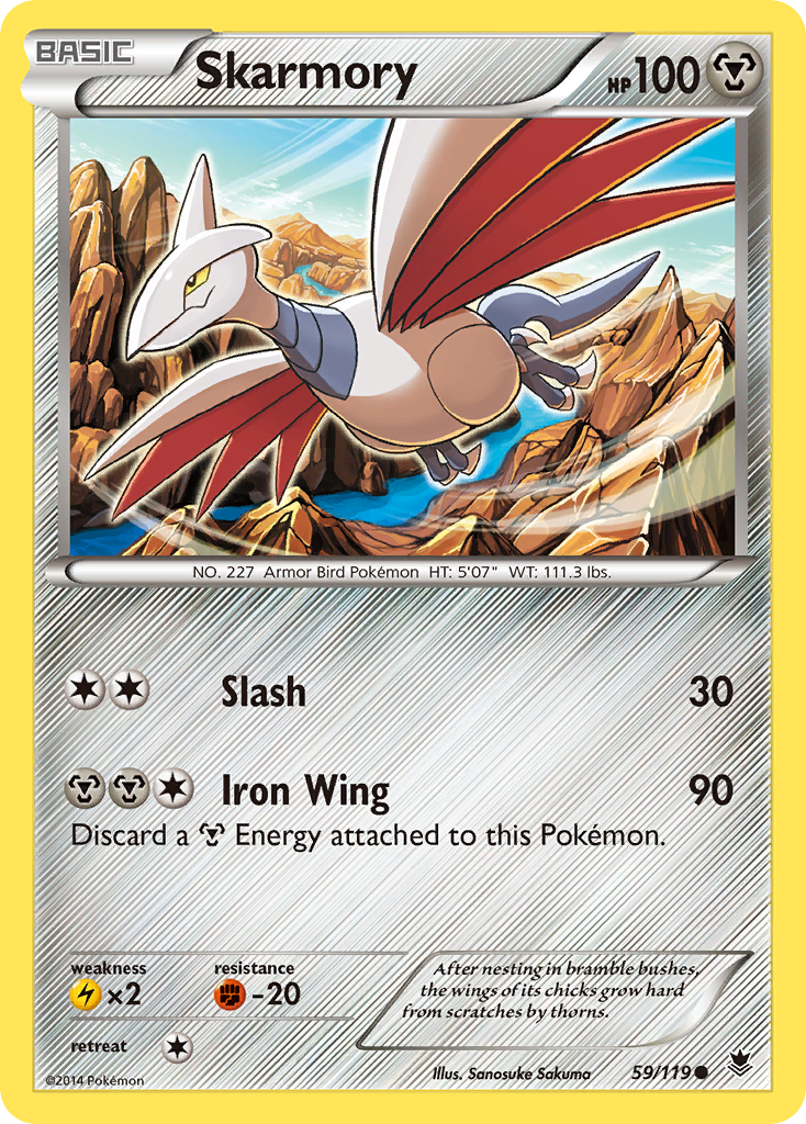 Skarmory (59/119) [XY: Phantom Forces] | Silver Goblin