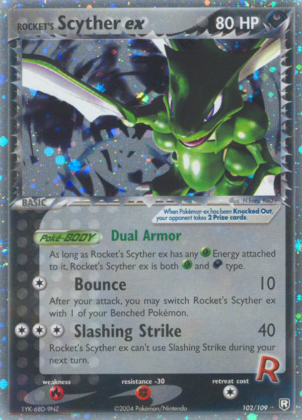 Rocket's Scyther ex (102/109) [EX: Team Rocket Returns] | Silver Goblin