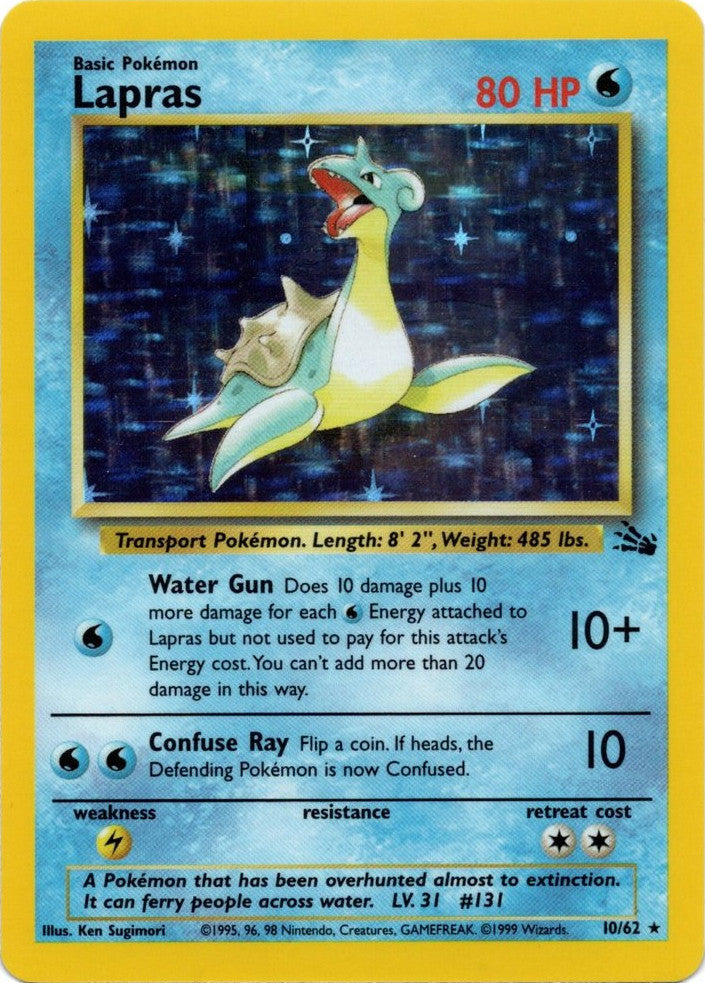 Lapras (10/62) [Fossil Unlimited] | Silver Goblin