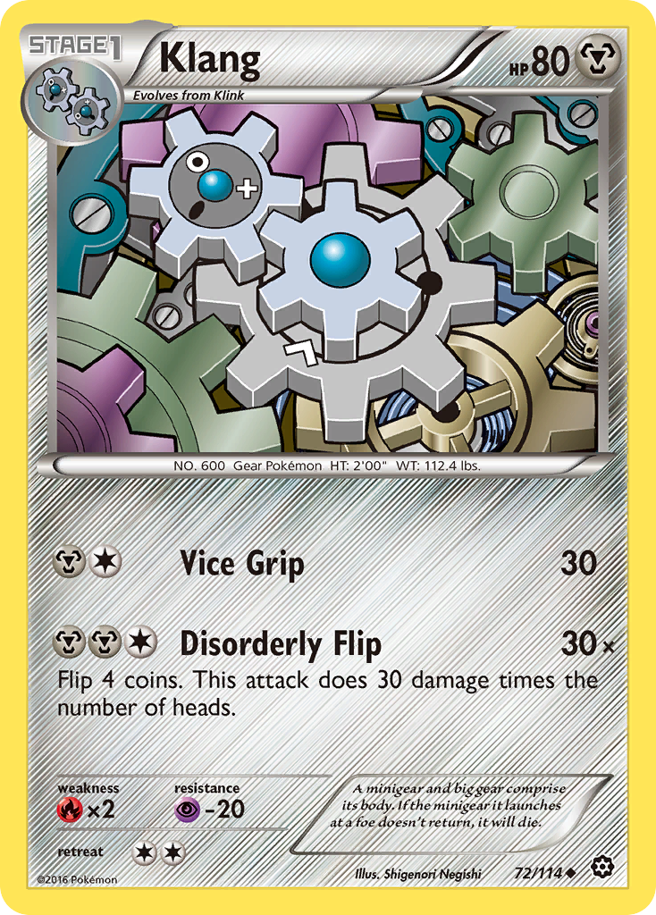 Klang (72/114) [XY: Steam Siege] | Silver Goblin