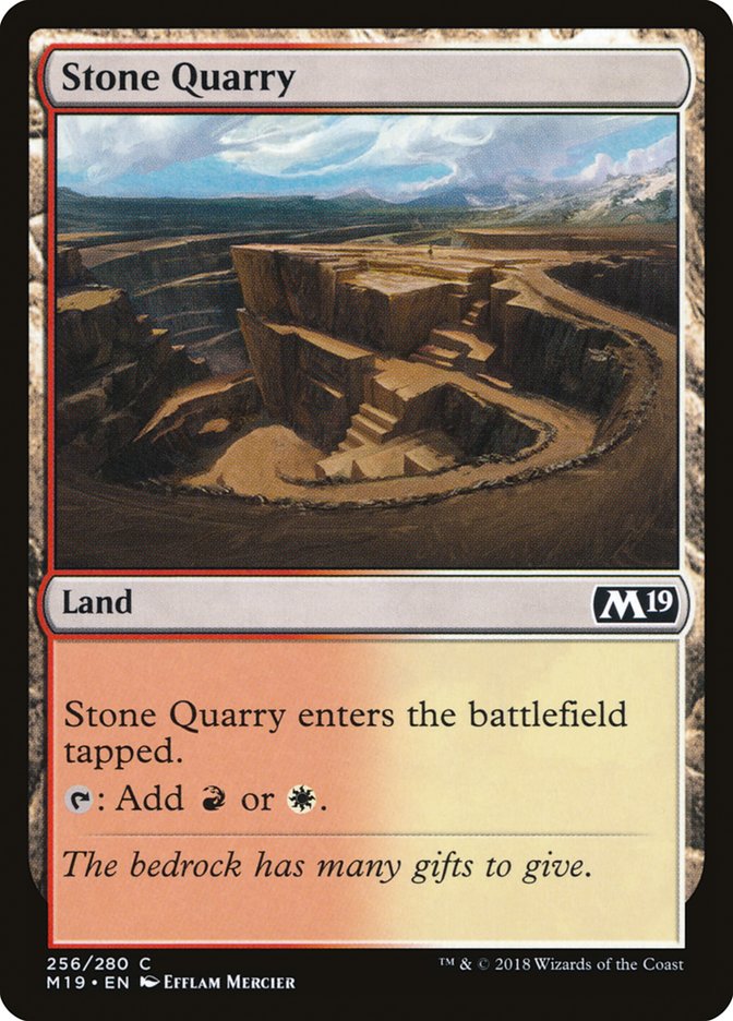 Stone Quarry [Core Set 2019] | Silver Goblin
