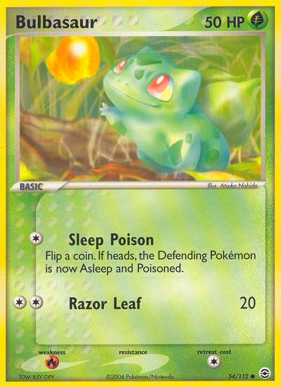 Bulbasaur (54/112) [EX: FireRed & LeafGreen] | Silver Goblin