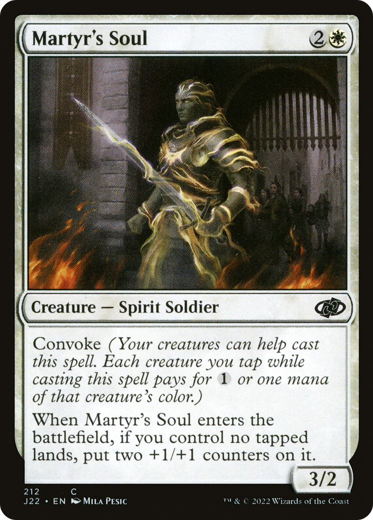 Martyr's Soul [Jumpstart 2022] | Silver Goblin