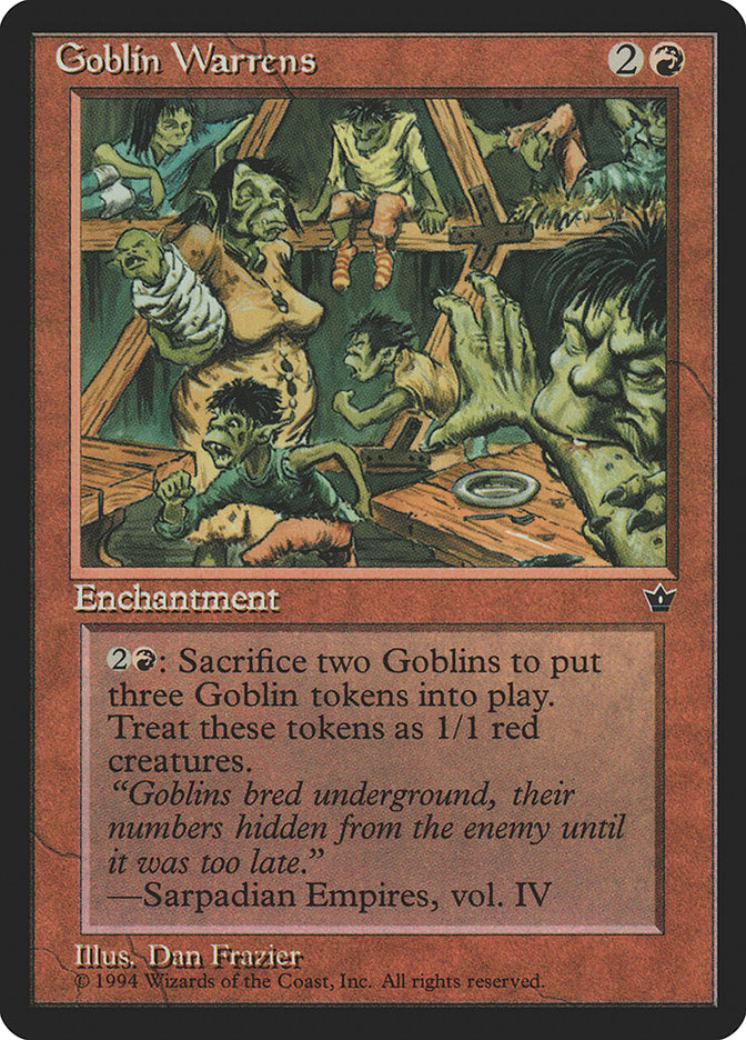 Goblin Warrens [Fallen Empires] | Silver Goblin