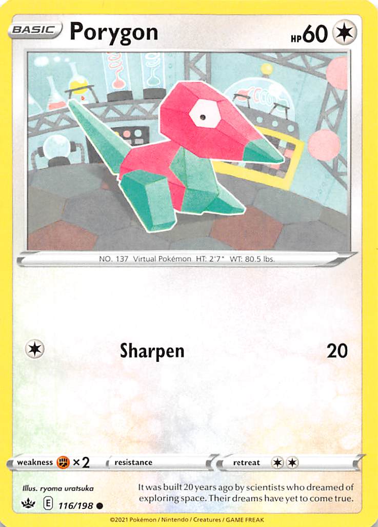 Porygon (116/198) [Sword & Shield: Chilling Reign] | Silver Goblin