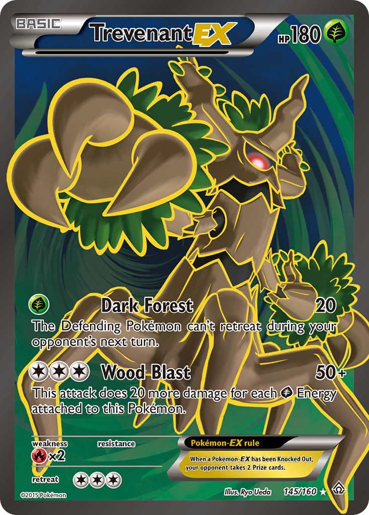 Trevenant EX (145/160) [XY: Primal Clash] | Silver Goblin