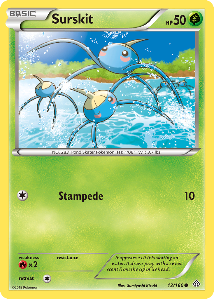 Surskit (13/160) [XY: Primal Clash] | Silver Goblin