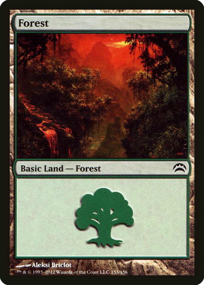 Forest (153) [Planechase 2012] | Silver Goblin
