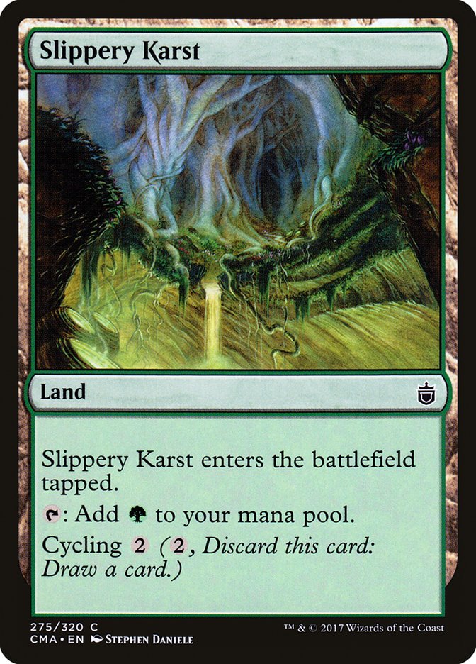 Slippery Karst [Commander Anthology] | Silver Goblin