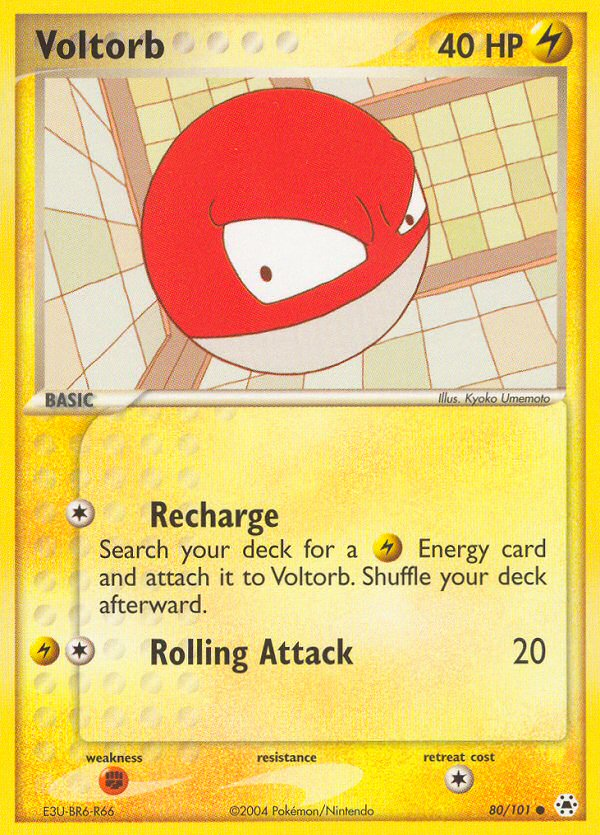 Voltorb (80/101) [EX: Hidden Legends] | Silver Goblin